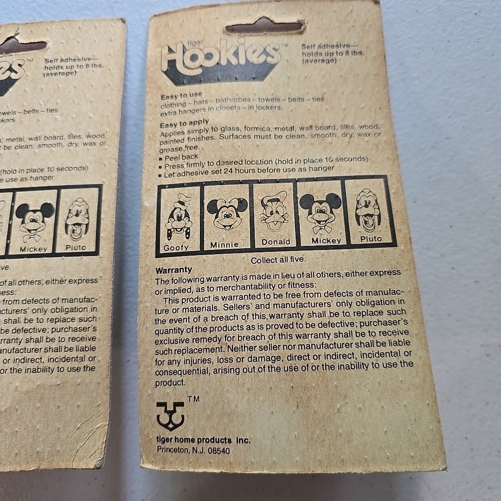 Hookies Disney Wall Hooks Set Of 2 Mickey Mouse Sealed - Picture 5 of 6